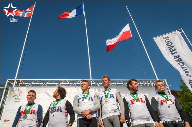 Winners celebrate - 2016 SSL City Grand Slam ©  Marc Rouiller / Star Sailors League